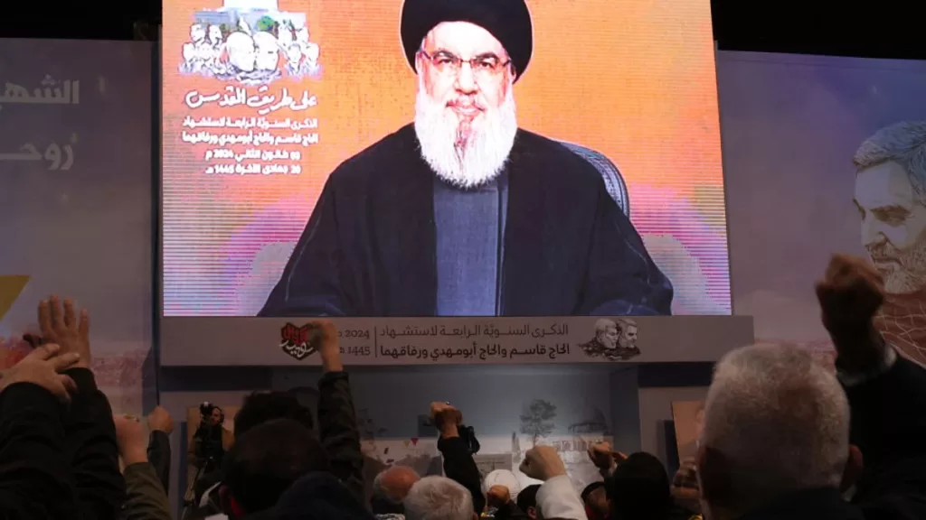 Hezbollah leader threatens Israel, says there is no fear of war following death of top Hamas official